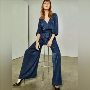 BCBGMaxAzria Deep Blue Jumpsuit